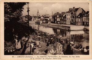 CPA AMIENS - Le Marché Parmentier la SOMME la rue Belu... (295452)