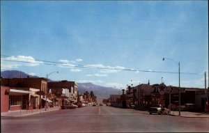 Richfield Utah UT Route 89 Street Scene Coca Cola Sign Vintage Postcard