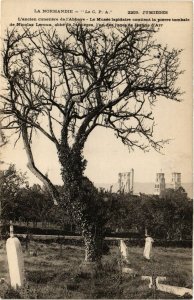 CPA JUMIEGES-L'ancien cimetiere de l'Abbaye Le Musée lapidaire (348078)