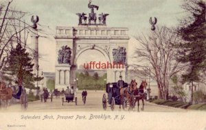 PRE-1907 DEFENDERS ARCH, PROSPECT PARK, BROOKLYN, NY 