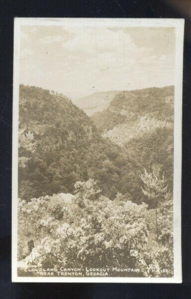 TRENTON GEORGIA LOOKOUT MOUNTAIN CLOUDLAND CANYON REAL PHOTO POSTCARD