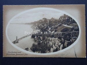 Essex DOVERCOURT BAY The Gardens & Promenade c1908 Postcard by Valentine