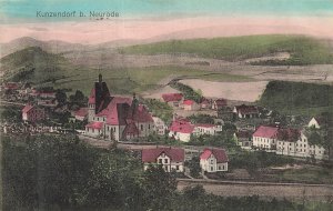 Kunzendorf b. Neurode Germany-now Nowa Ruda Poland Totalansicht Postcard