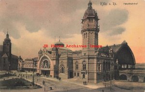 Germany, Koln, Cologne, Hauptbahnhof, Railroad Station, Exterior View