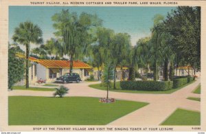 LAKE WALES, Tourist Village- All Modern Cottages and Trailer Park, Florida, 3...