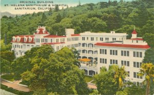 California Sanitarium St Helena & Hospital Birdseye Thomas Postcard 22-5332
