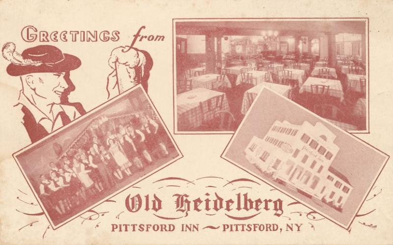 Old Heidelberg Restaurant at Pittsford Inn Pittsford NY New York - Advertisement