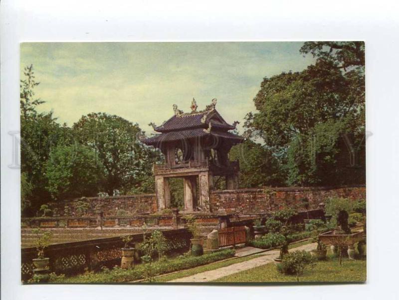 271687 VIETNAM HANOI Temple of literature old photo postcard