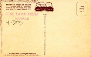 HI - Mauna Loa Volcano Eruption, 1950