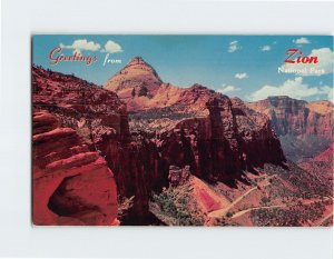 Postcard Greetings from Zion National Park, Utah