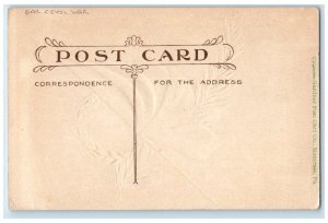 c1910's In Memoriam Gar Civil War Patriotic Embossed Unposted Antique Postcard