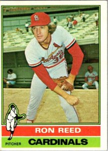 1976 Topps Baseball Card Ron Reed St Louis Cardinals  sk12327