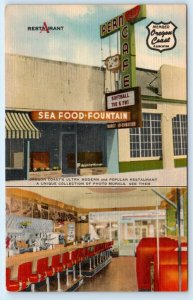 TILLAMOOK, Oregon OR ~ Roadside FERN CAFE c1940s  Postcard