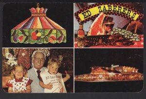 New Jersey WILDWOOD Ed Zaberer's World Famous Restaurant pm1986 - Chrome