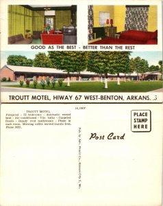 Troutt Motel, West-Benton, Ark.