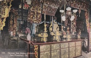 California San Francisco Chinatown Chinese Joss House Interior sk3896