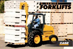 Case Corporation Equipment Advertising  G SERIES FORKLIFTS  1999 4X6 Postcard