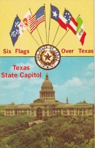Texas Austin State Capitol Building & Six Flags Over Texas