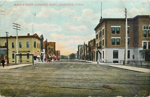 IA, Cherokee, Iowa, Main Street Looking East, Bosselman Co No 6391