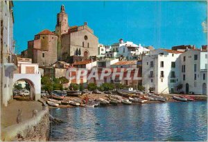Postcard Modern Cadaques Costa Brava