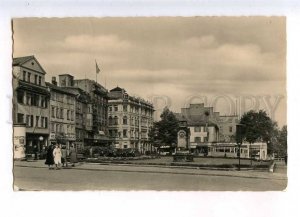 233127 GERMANY GOTHA Arnold square TRAM Vintage postcard