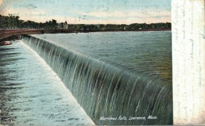 USA Merrimac Falls Lawrence Massachusetts Vintage Postcard 07.30