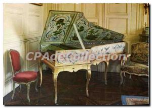 Modern Postcard Chateau de Thoiry en Yvelines Open The harpsichord painted by...