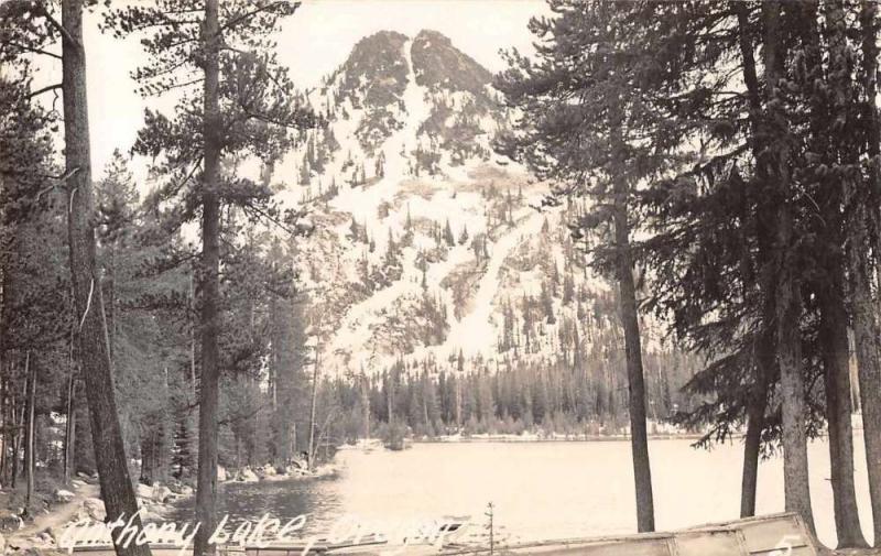 Anthony Lake Oregon Scenic View Real Photo Antique Postcard J69581