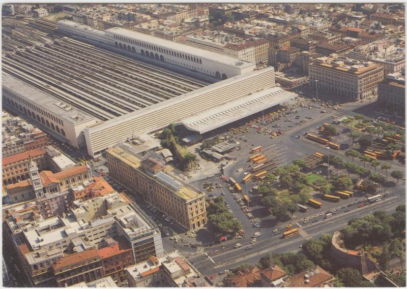 ROMA, ROME, Stazione Termini, Termini Station, unused Postcard