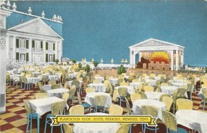1940s Memphis Tennessee Plantation Roof Hotel Peabody Kropp Postcard 25-12166