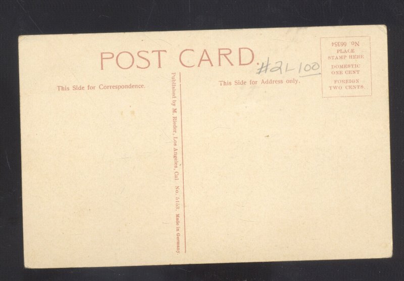 PEAR ORCHARD IN OREGON VINTAGE POSTCARD 1910