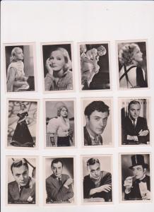 FILM CINÉMA MOVIE 100 Vintage ROSS Real Photo CIGARETTE Cards 1930's