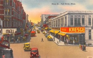 Main St. in Fall River, Massachusetts
