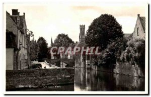 Postcard Old Bruges Green Quay