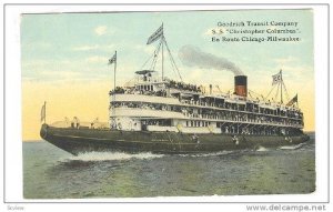 Steamer/Ship, Goodrich Transit Company S. S. Christopher Columbus, En Route...