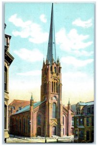 c1910's South Congregational Church Bridgeport Connecticut CT Antique Postcard