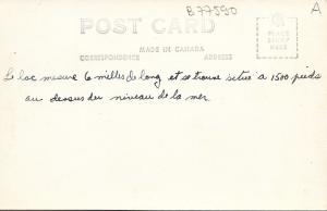 B77590 securite camp E Sanmons real photo ship canada scan front/back image