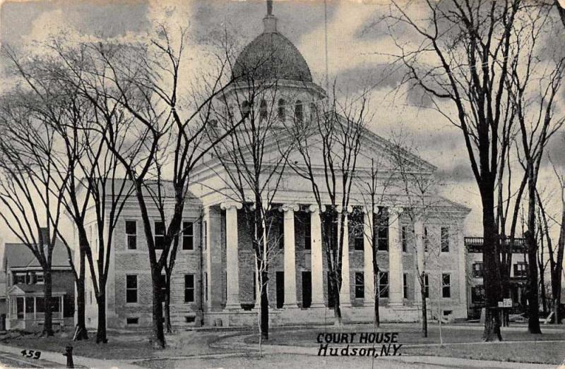 Hudson New York Court House Antique Postcard J63681