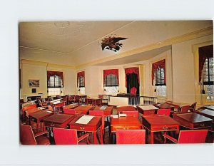 Postcard Senate Chamber, Congress Hall, Philadelphia, Pennsylvania