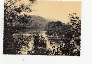 BF19126 le lac et son chateau de warfaaz  spa  belgium  front/back image