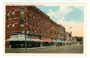 ME - Waterville. Main Street looking North