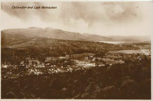 Scotland Postcard - Callander and Loch Vennachen - Real Photograph    ZZ2330