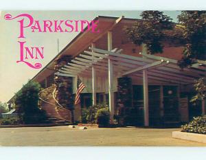 Pre-1980 PARKSIDE MOTEL Fresno California CA M5340