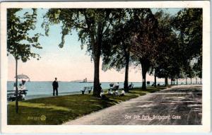 BRIDGEPORT, Connecticut  CT    SEA SIDE PARK  1918  Postcard