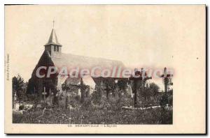 Postcard Old Benerville the church