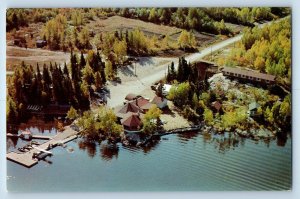 Moonbeam Ontario Canada Postcard Moonlight Camp Remi Lake c1950's Unposted
