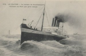 LE HAVRE, France, 1900-10s; Ocean Liner