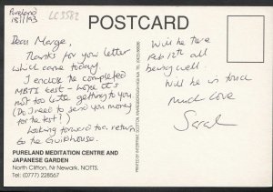 Nottinghamshire Postcard-Pureland Meditation Centre,North Clifton,Newark LC358