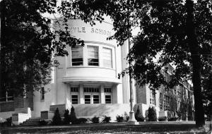 Troy Ohio Kyle Grade School Historic Bldg Real Photo Antique Postcard K15819