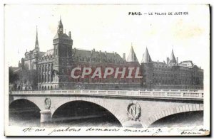 Old Postcard Paris Palace of Justice